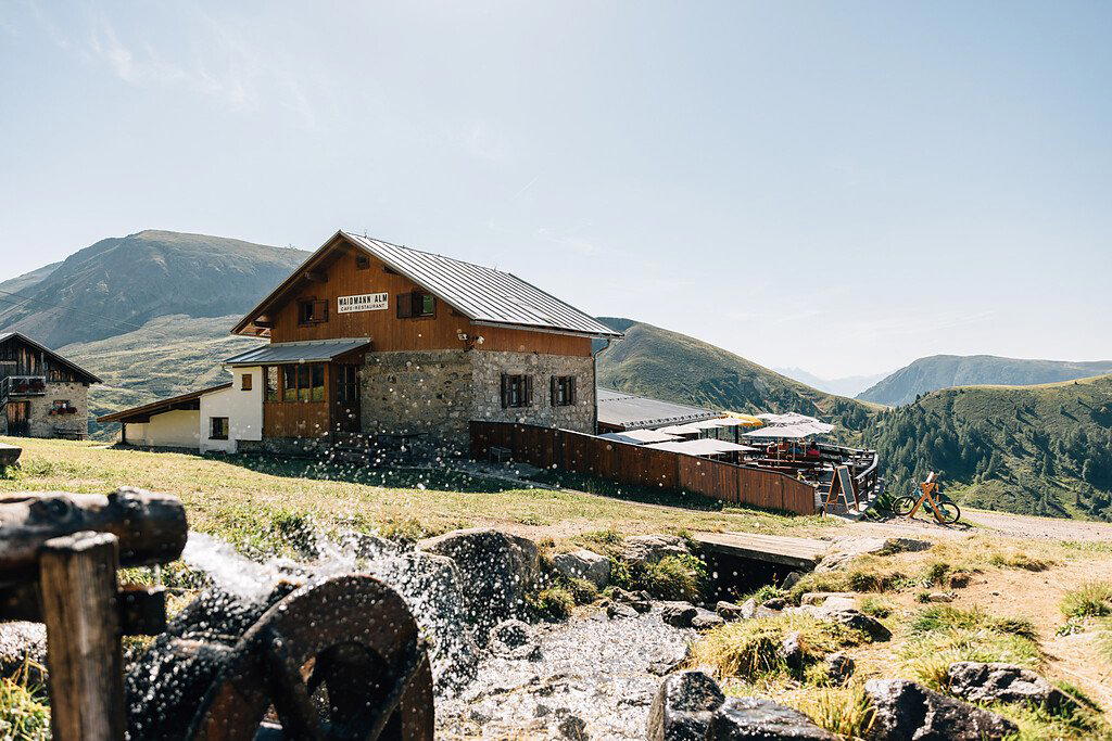 Waidmannalm restaurant in Hafling, Italy