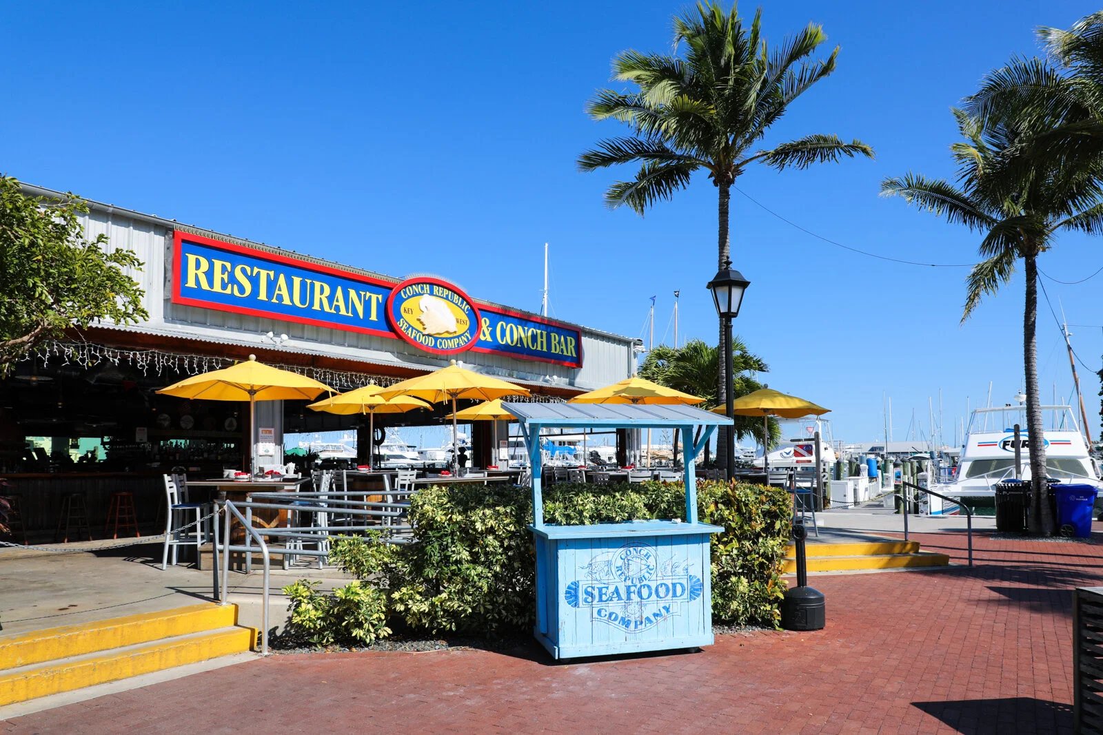 Conch Republic Seafood Company restaurant in Key West, United States