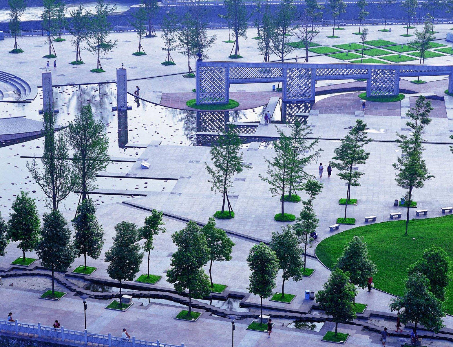 The Square restaurant in Dujiangyan