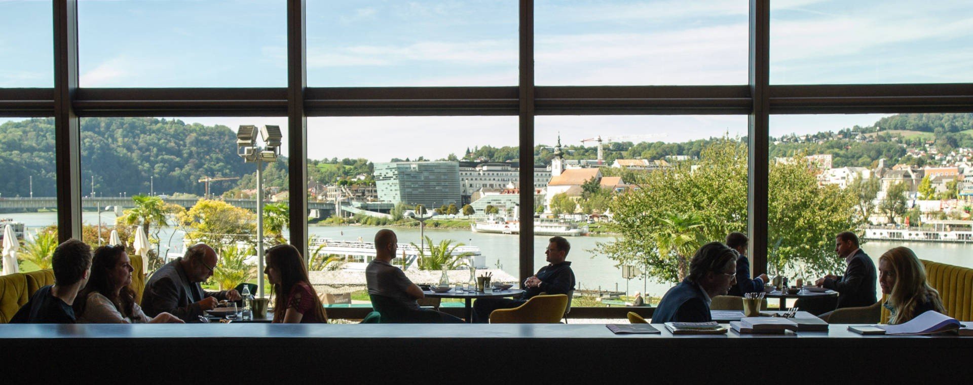 Bruckner's im Brucknerhaus Linz restaurant in Linz, Austria