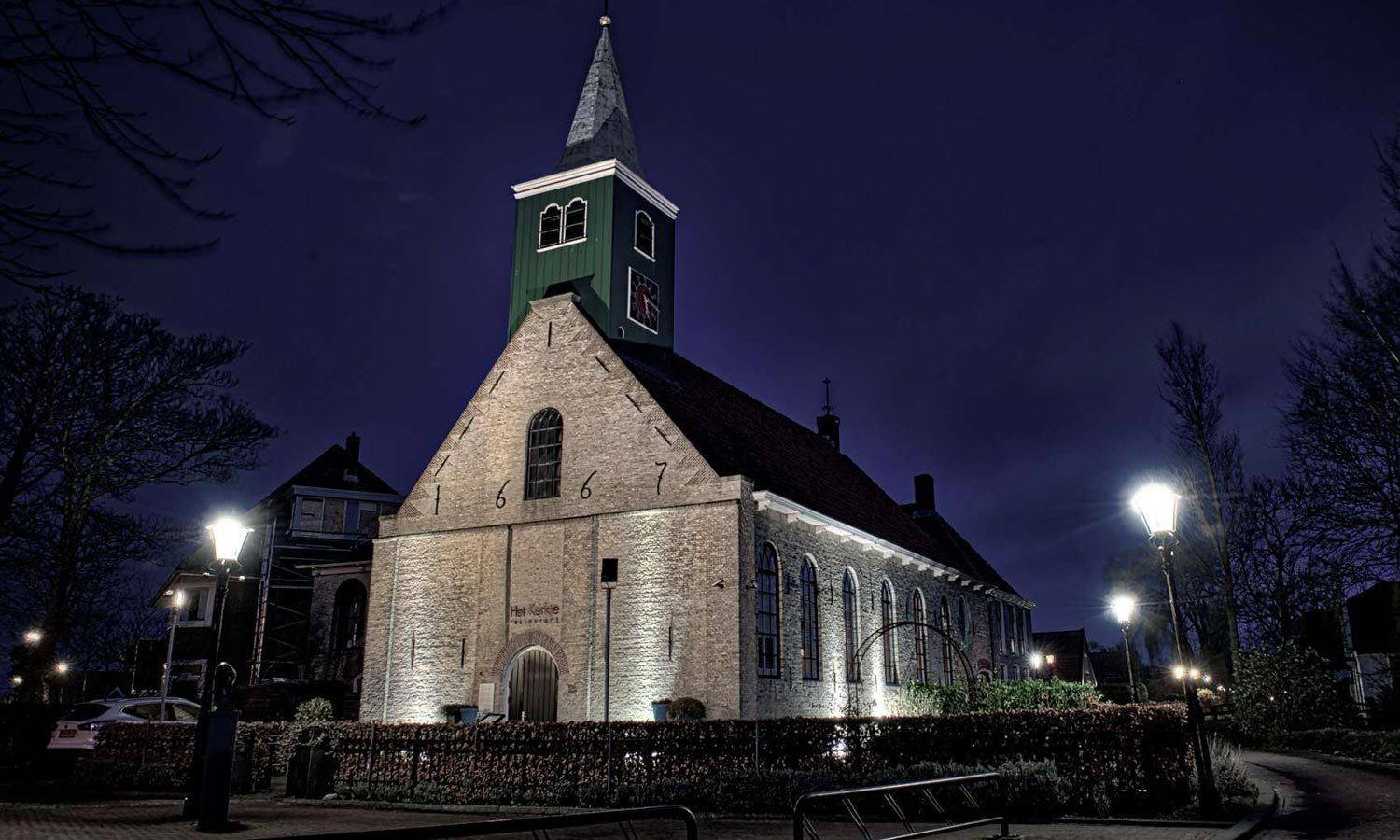 Het Kerkje restaurant in Andijk, Netherlands