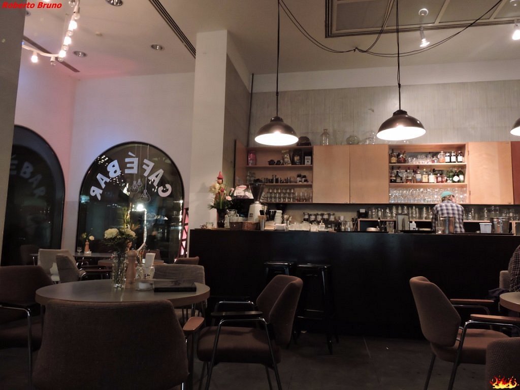 Coffee bar at the Kunstverein restaurant in Frankfurt, Germany