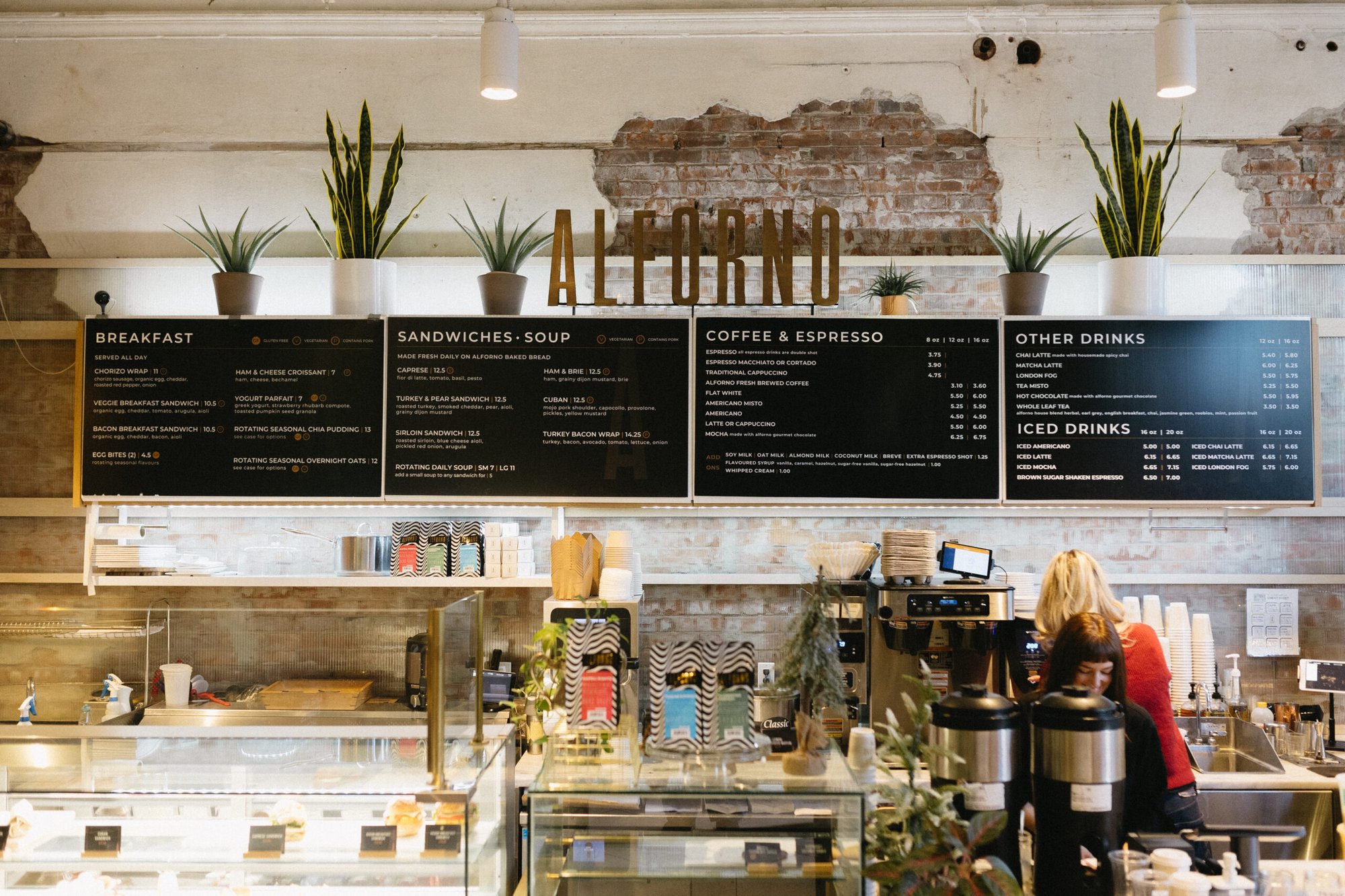 Alforno Eau Claire restaurant in Calgary, Canada