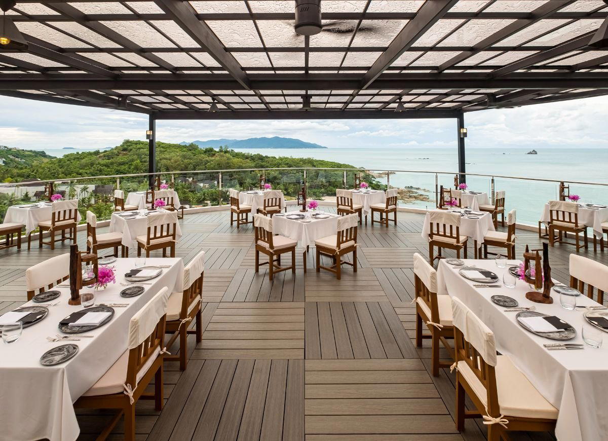 Dining at The Peak restaurant in Farmington