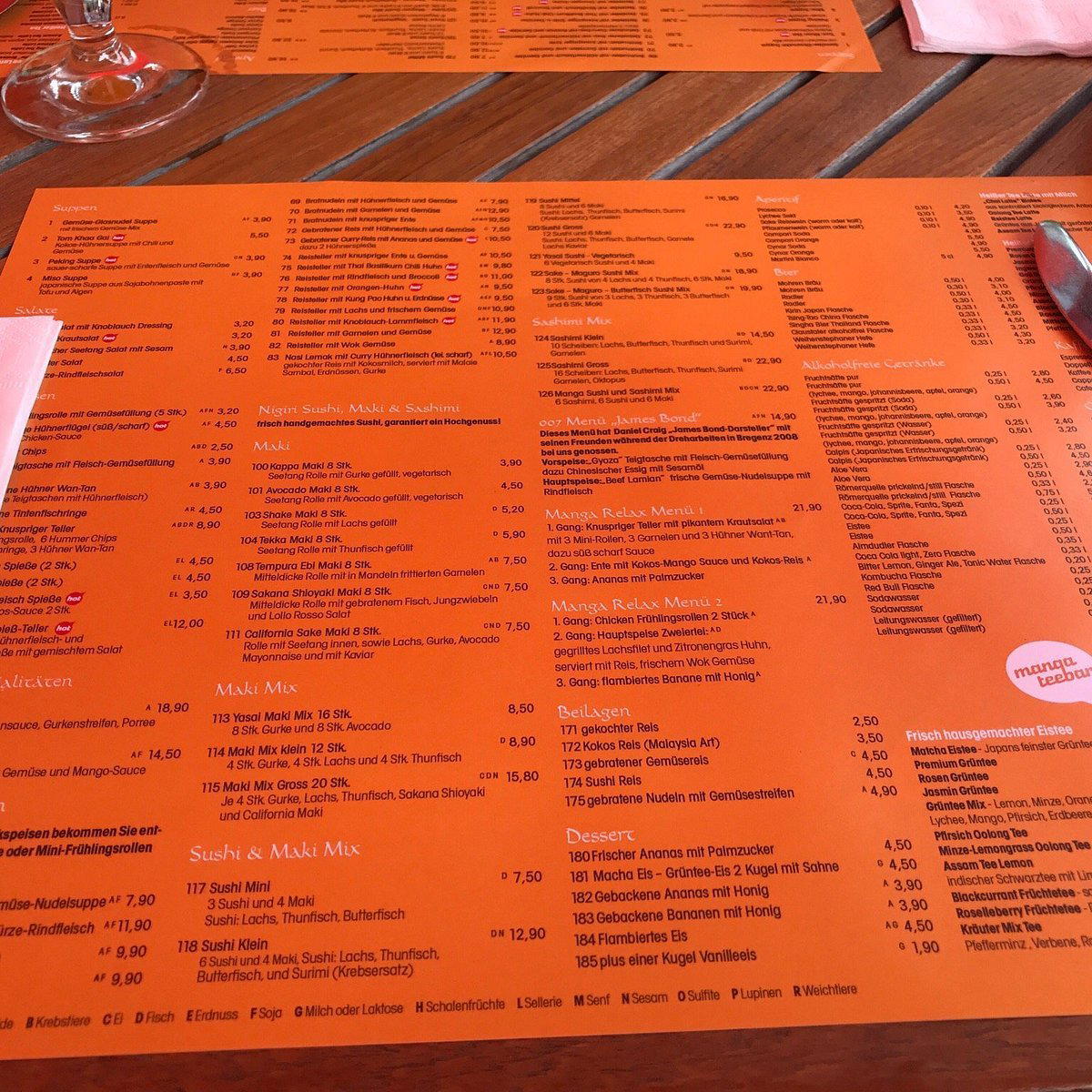 Manga restaurant in Bregenz, Austria