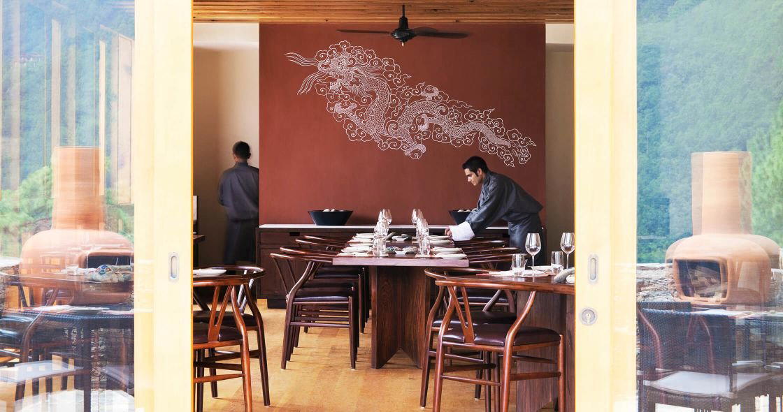 Bukhari restaurant in Punakha