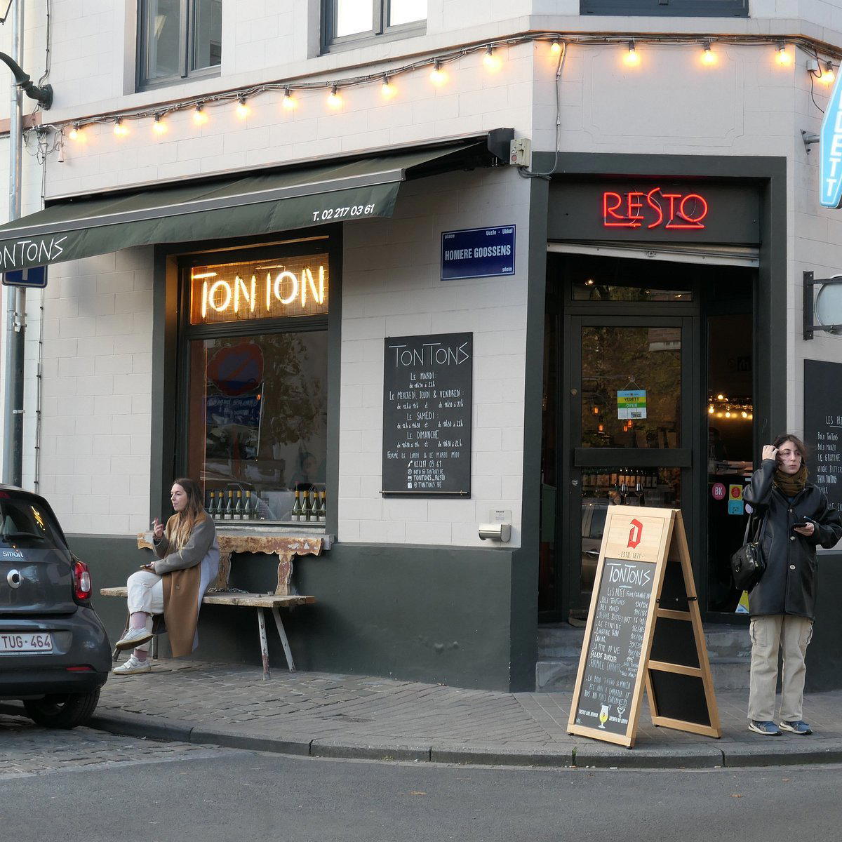 Tontons restaurant in Uccle Ukkel, Belgium