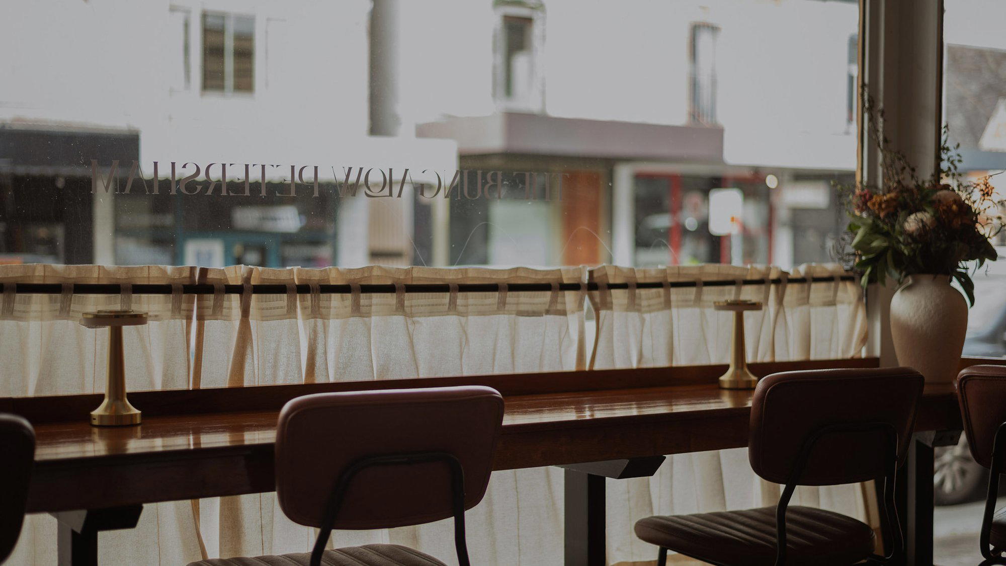 The Bungalow Petersham restaurant in Sydney, Australia