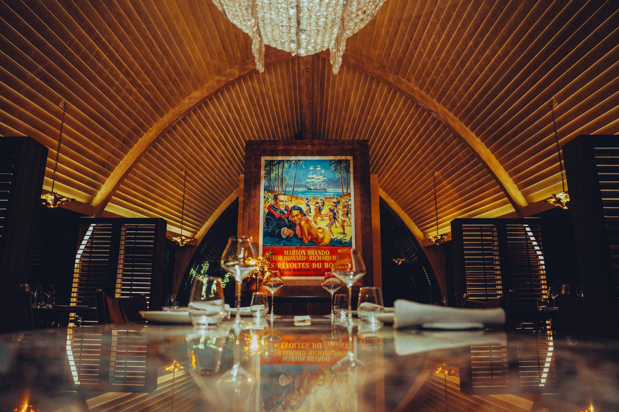 Beachcomber Café restaurant in Tahiti