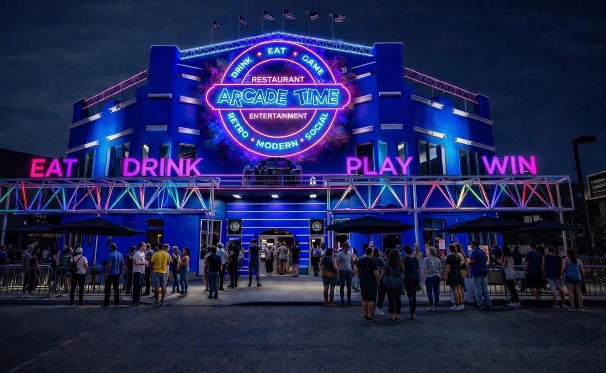 Arcade Time Entertainment restaurant in Orlando, United States