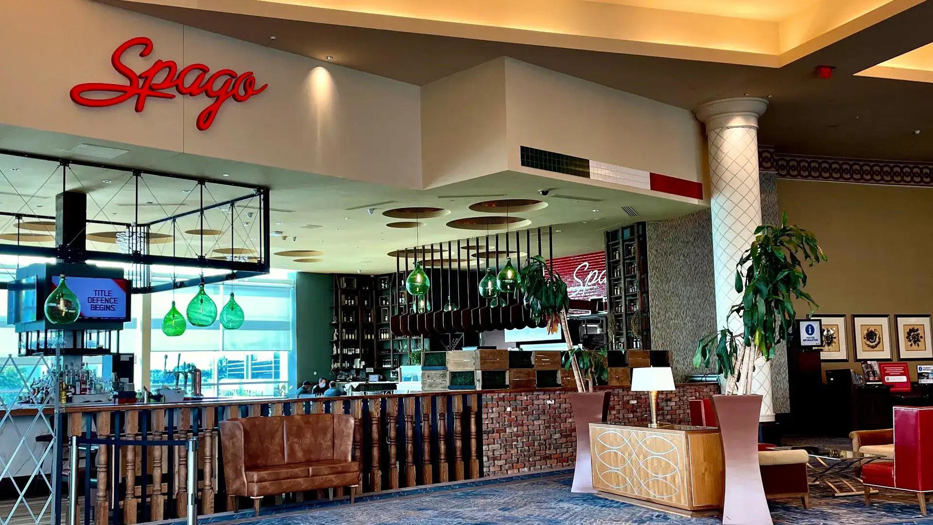 Spago restaurant in Windsor, Canada
