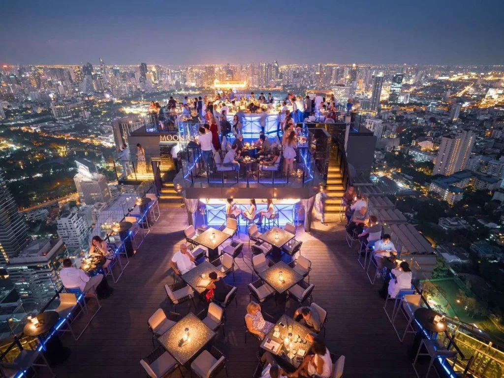 Vertigo restaurant in Bangkok, Thailand