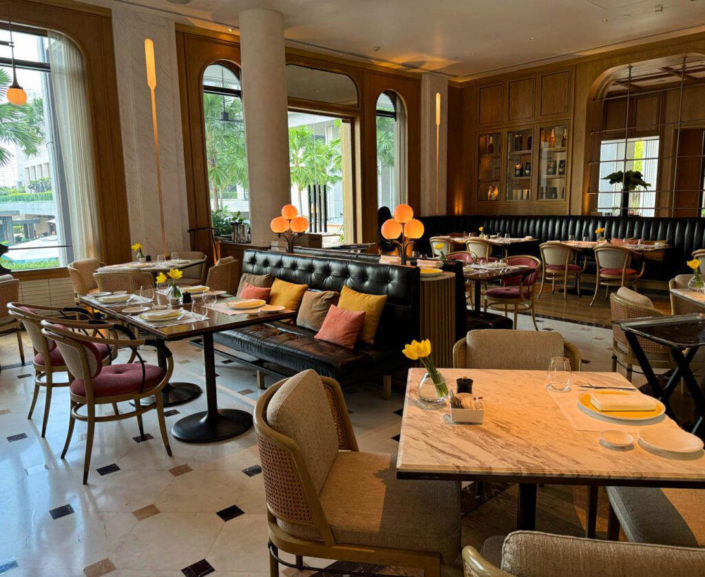 Four Seasons Bangkok at Chao Phraya River restaurant in Bangkok, Thailand