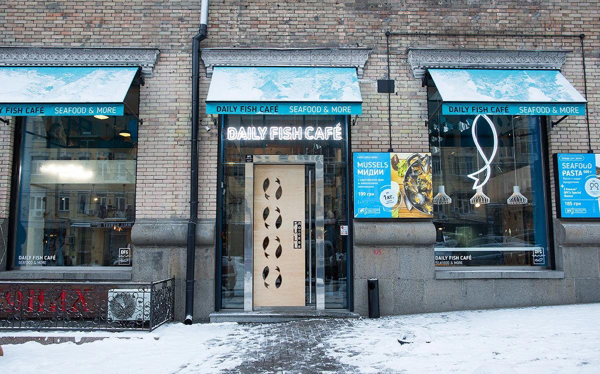 Daily Fish Cafe restaurant in Kyiv, Ukraine