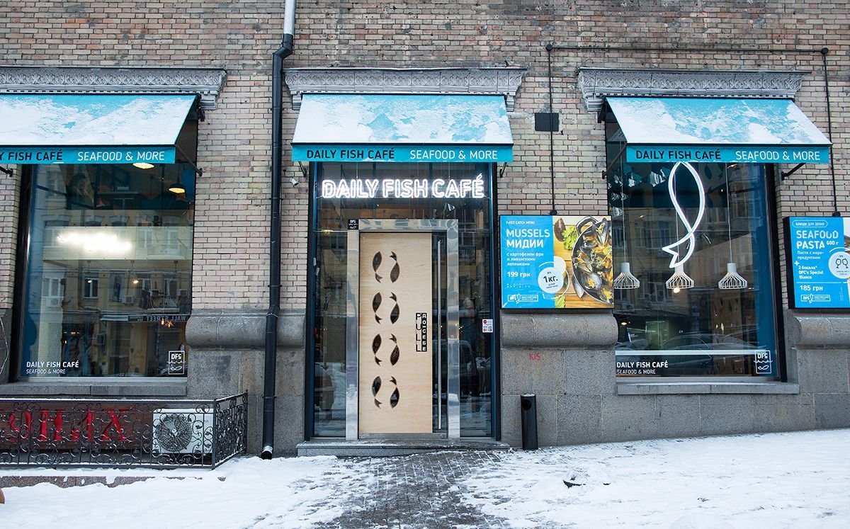 Daily Fish Cafe restaurant in Kyiv, Ukraine