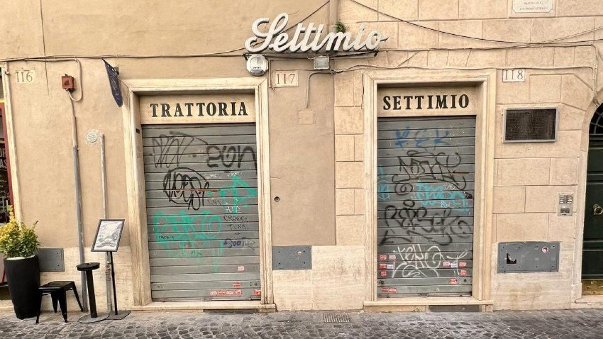 Trattoria Settimio restaurant in Rome, Italy