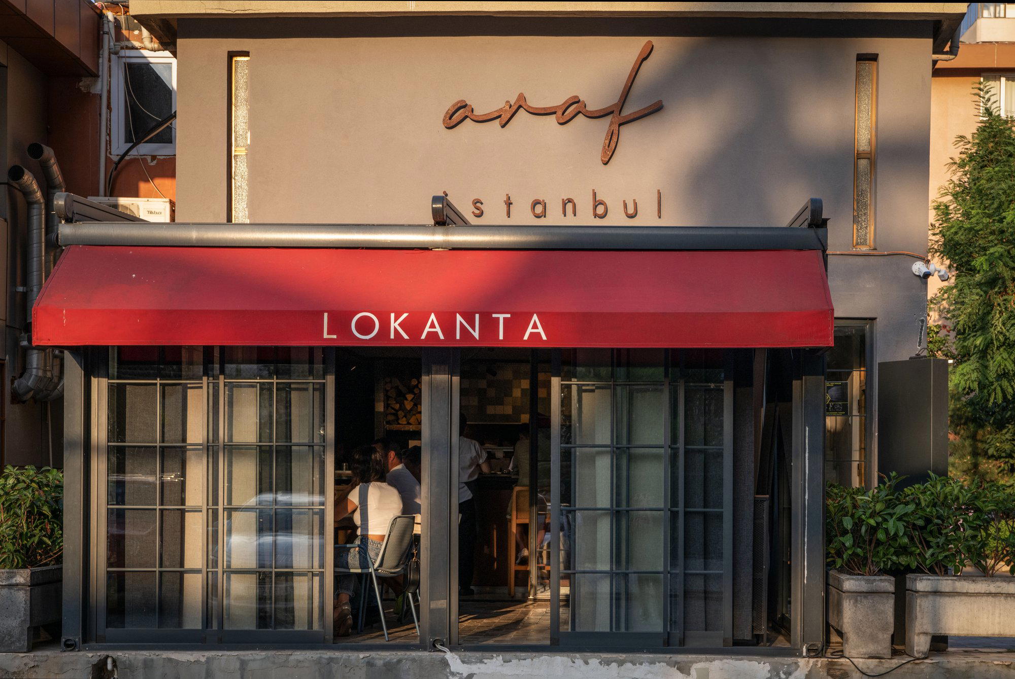Araf restaurant in Istanbul, Turkey