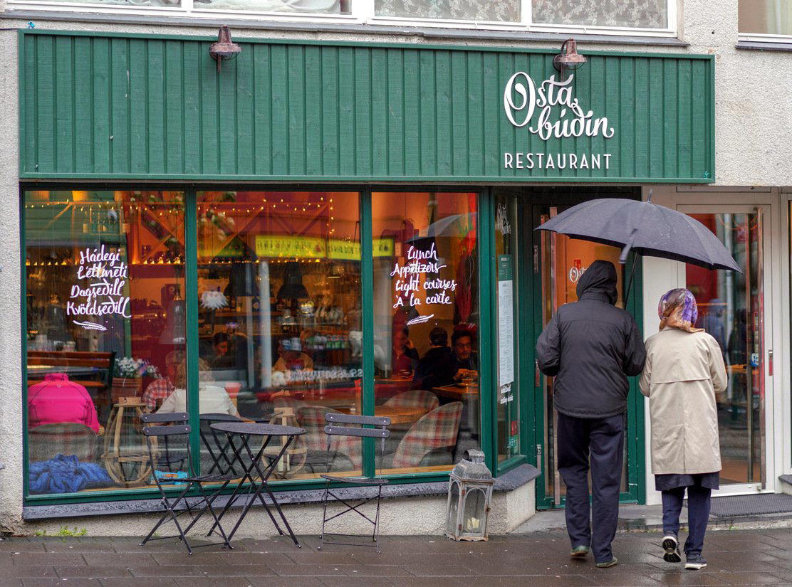 Ostabúðin restaurant in Reykjavík, Iceland