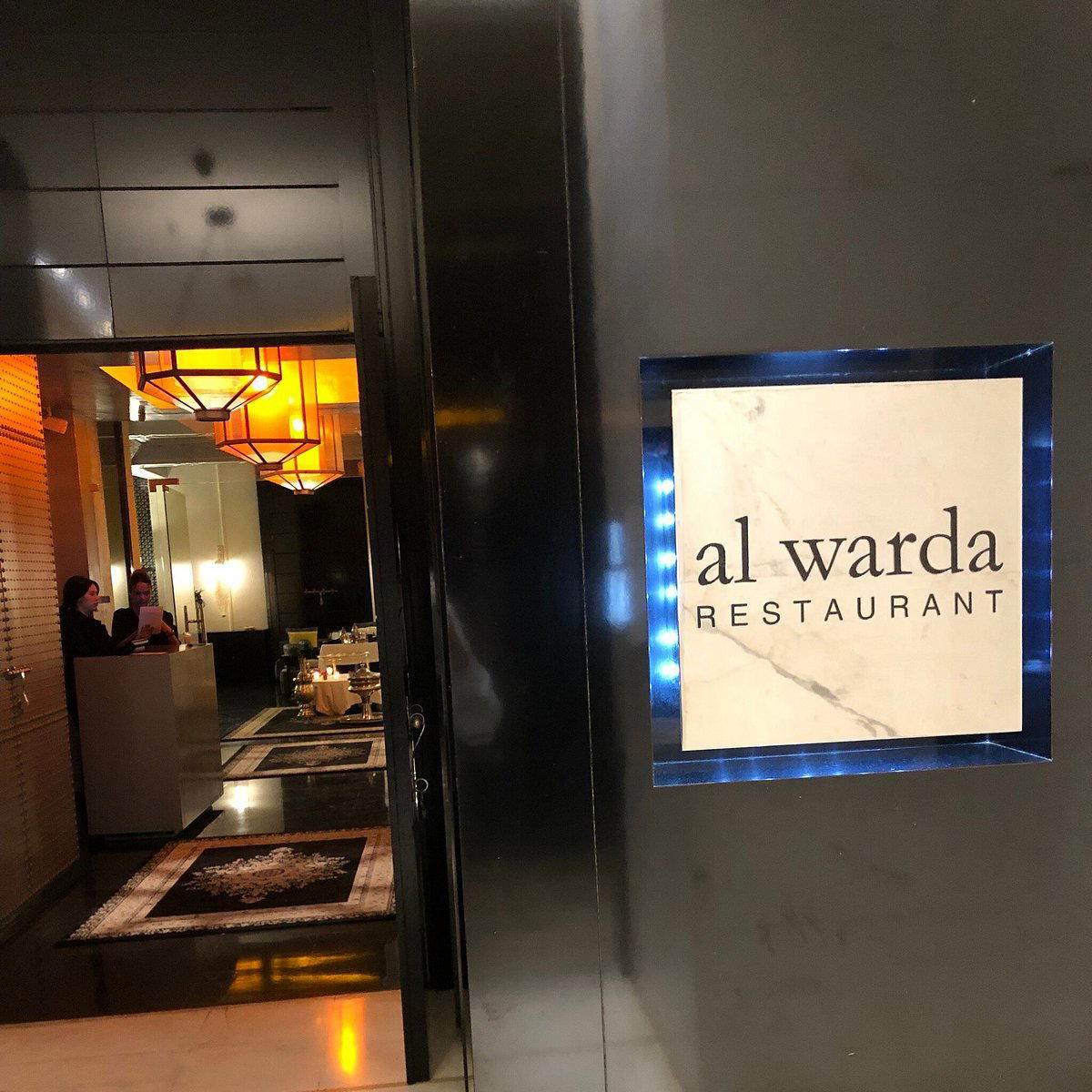 Al Warda restaurant in Rabat