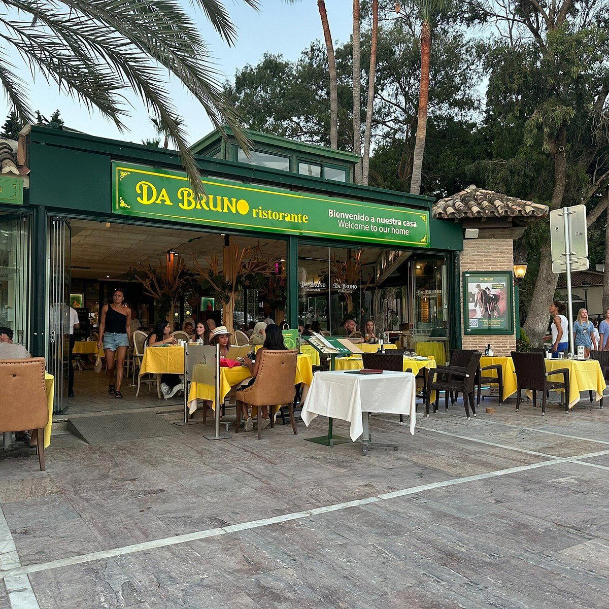 Da Bruno Sul Mare restaurant in Marbella, Spain