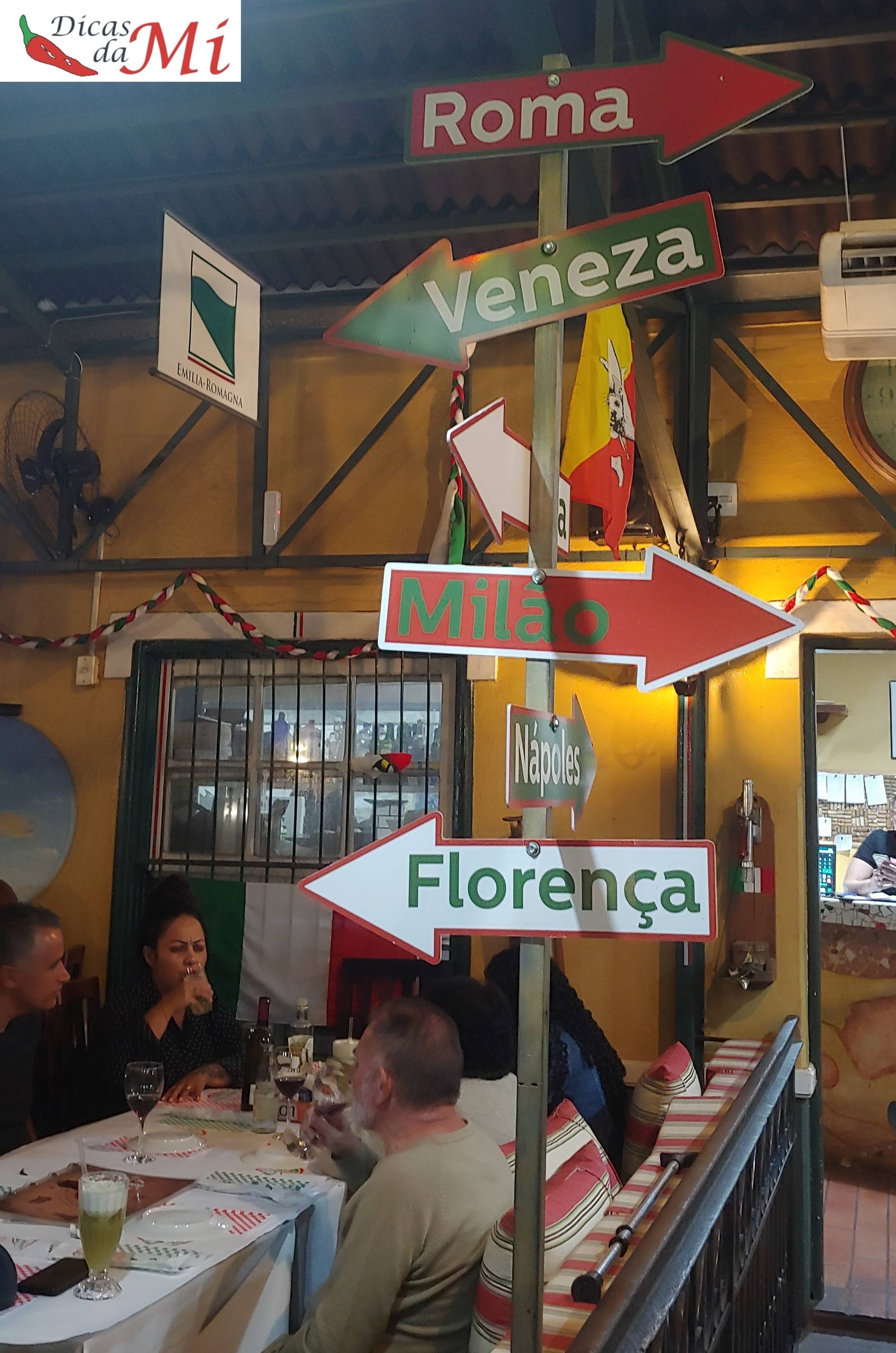Calzone restaurant in Jau, Brazil