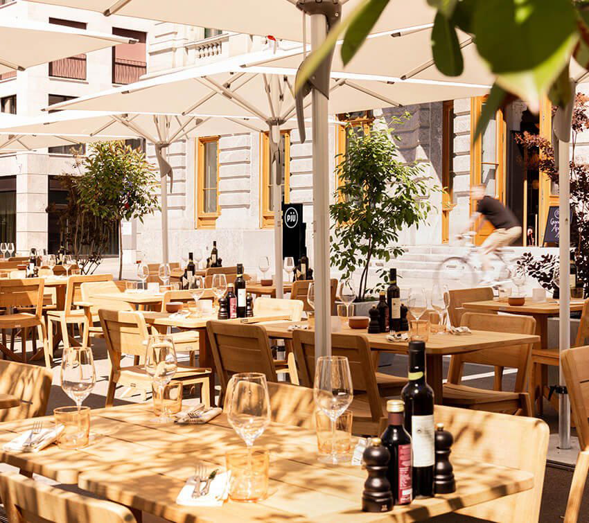 Più Zug restaurant in Zug, Switzerland