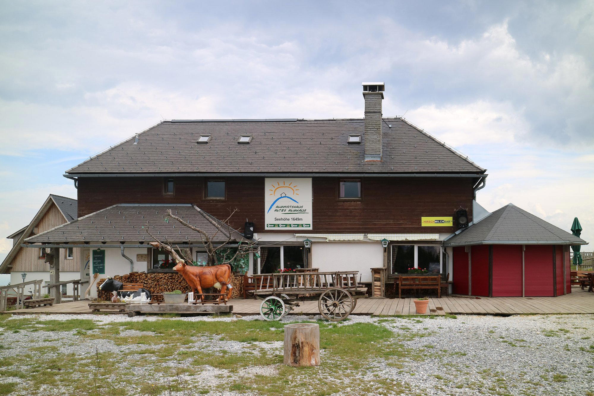 Großebenhütte restaurant in Hirschegg Pack, Austria