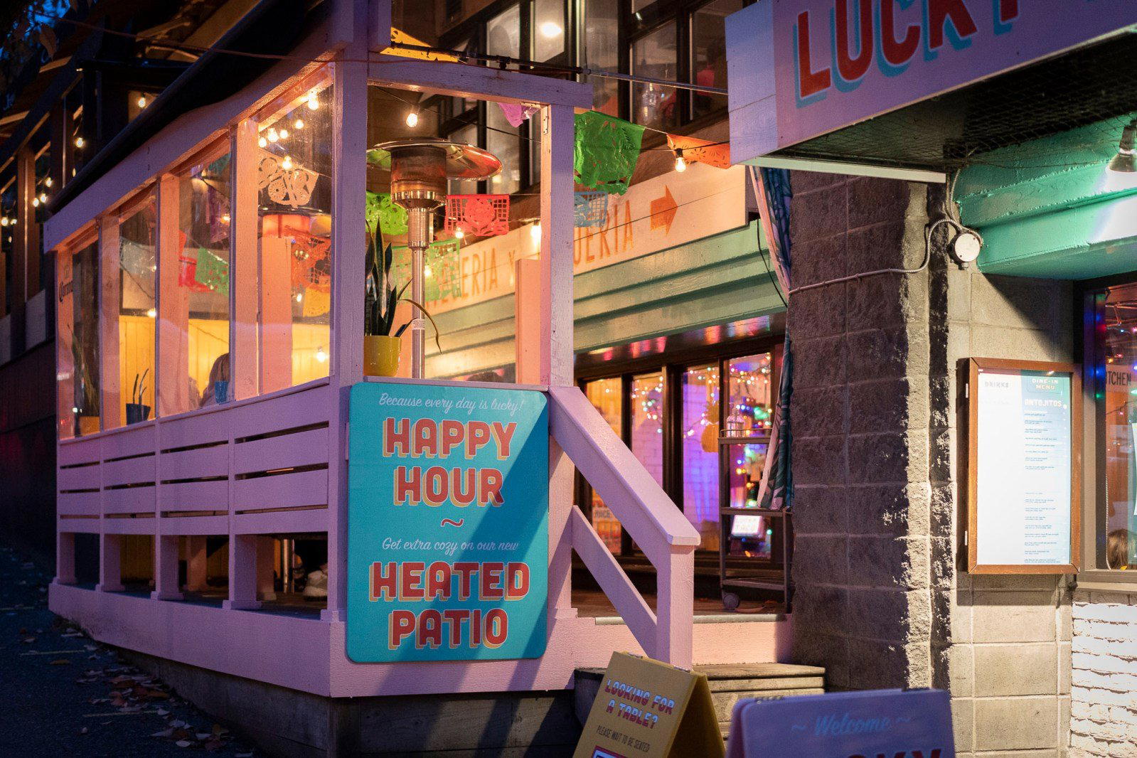 Lucky Taco restaurant in Vancouver, Canada