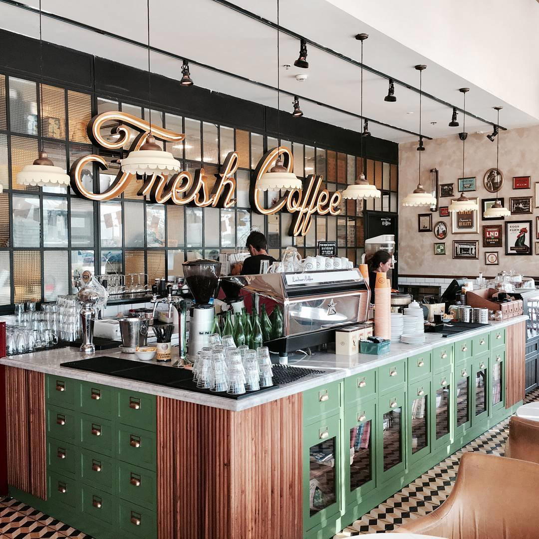 Cafe Landwer restaurant in Boston, United States