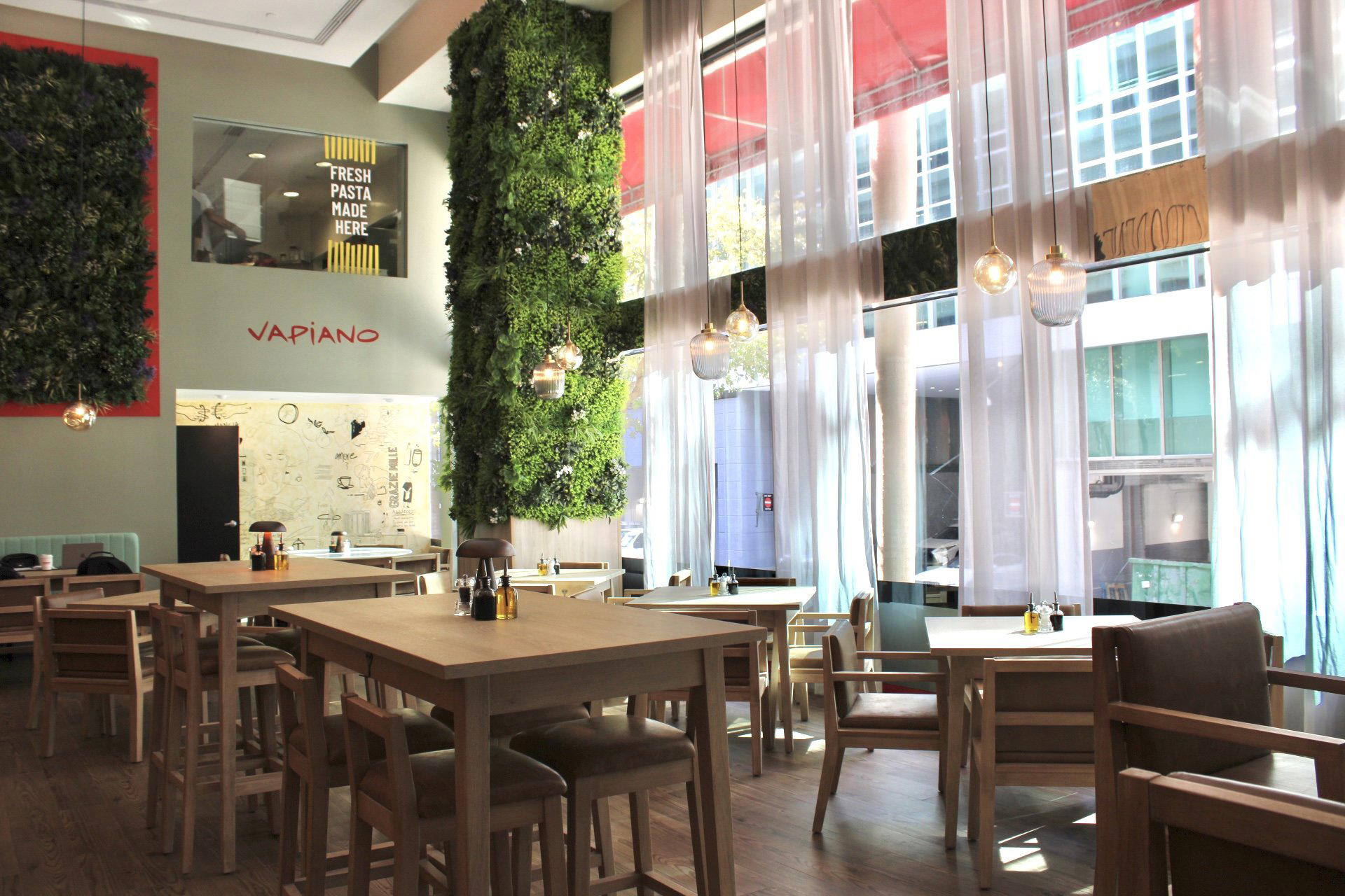 Vapiano restaurant in Miami, United States