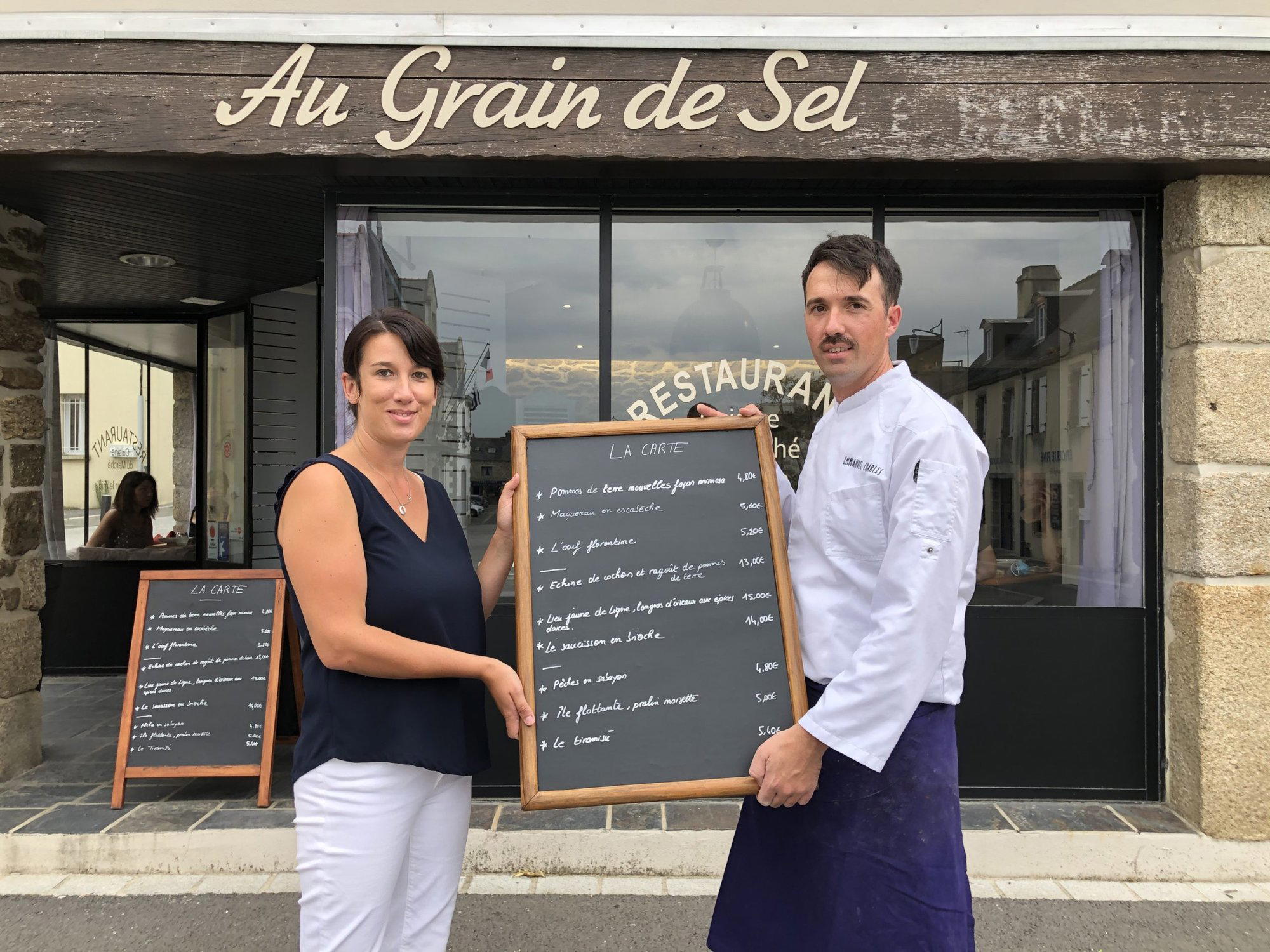 Au Grain de Sel restaurant in Lesneven