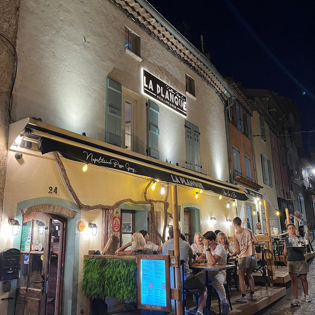 La Planque restaurant in Sainte Maxime, France