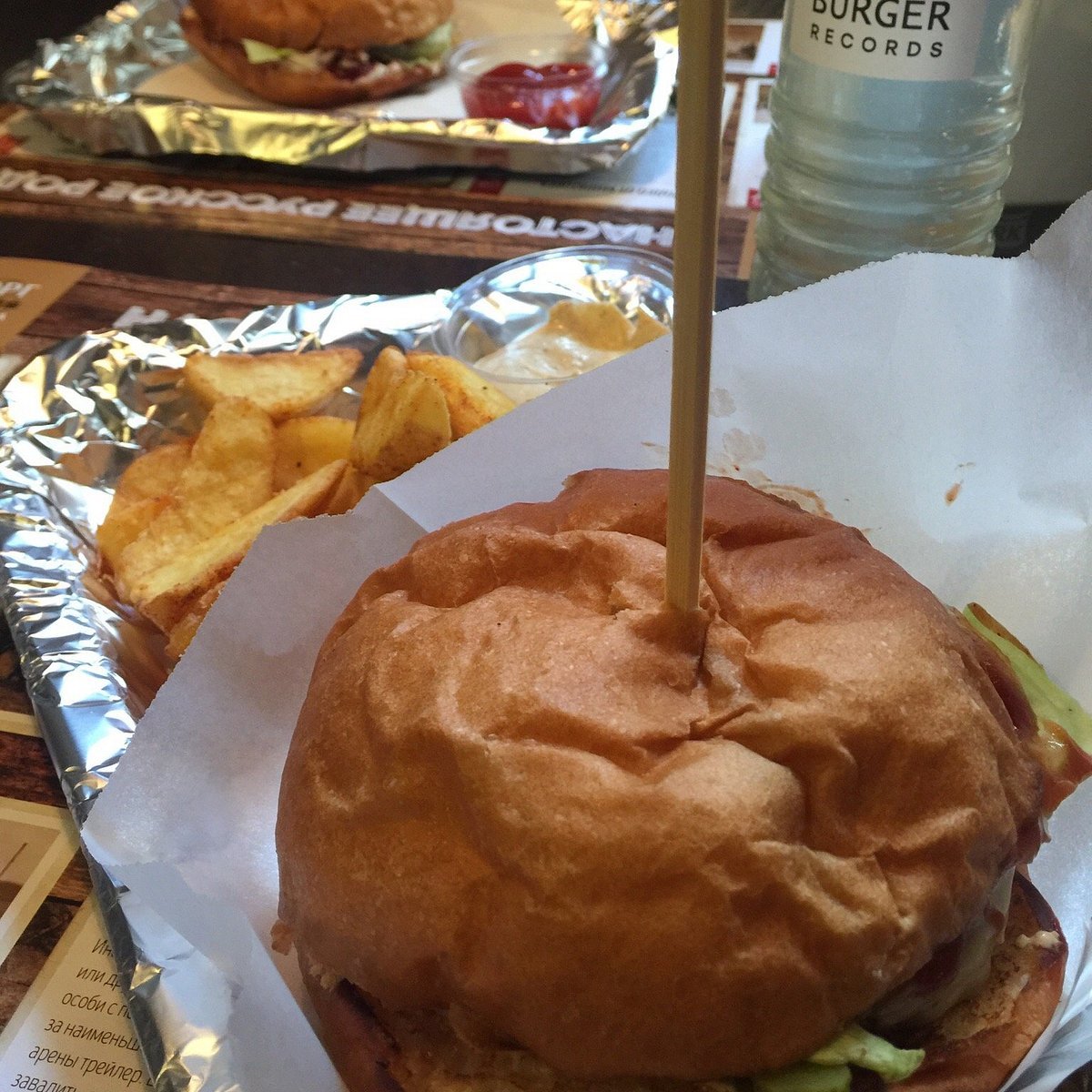 Burger Records restaurant in Novosibirsk, Russia