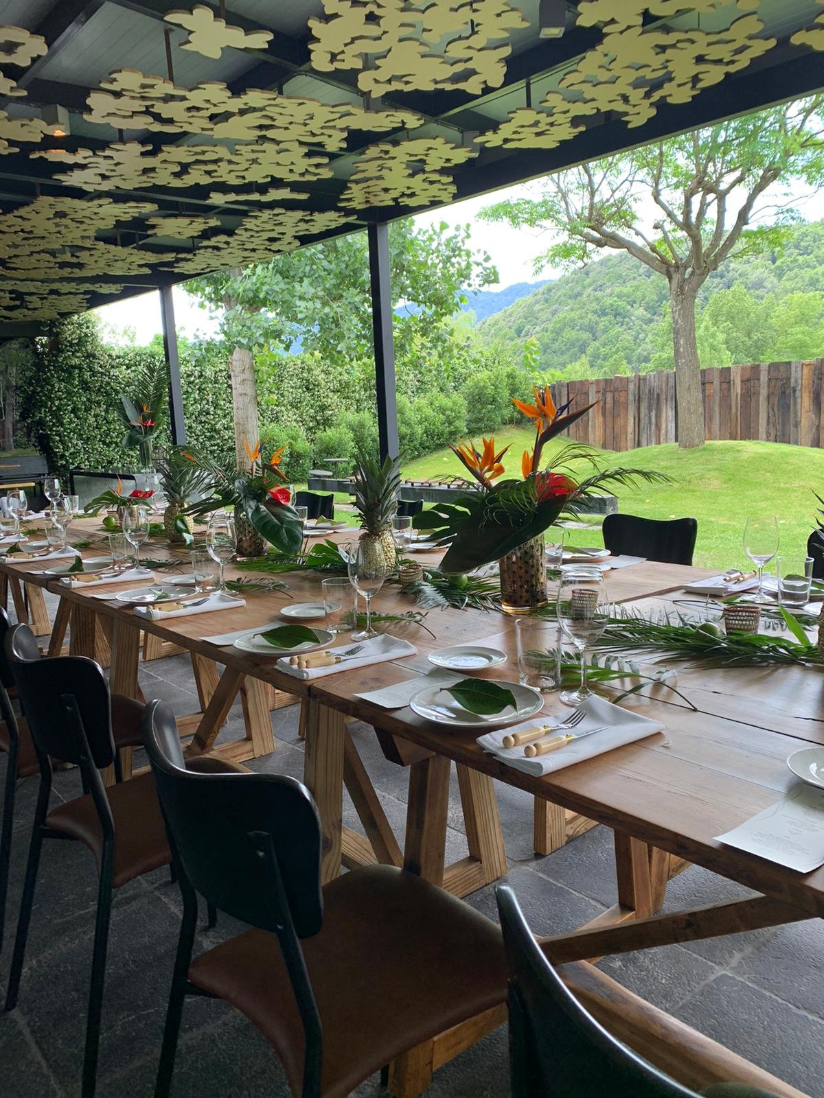 L’Hostal de Ca l’Enric restaurant in La Vall de Bianya, Spain