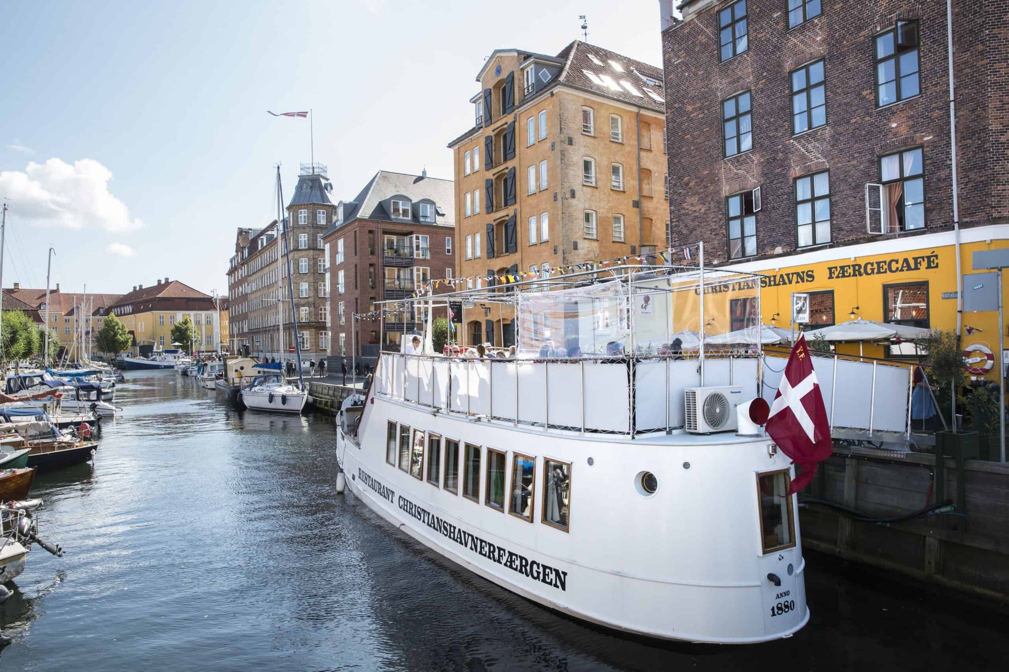 Christianshavns Færgecafé restaurant in Copenhagen, Denmark