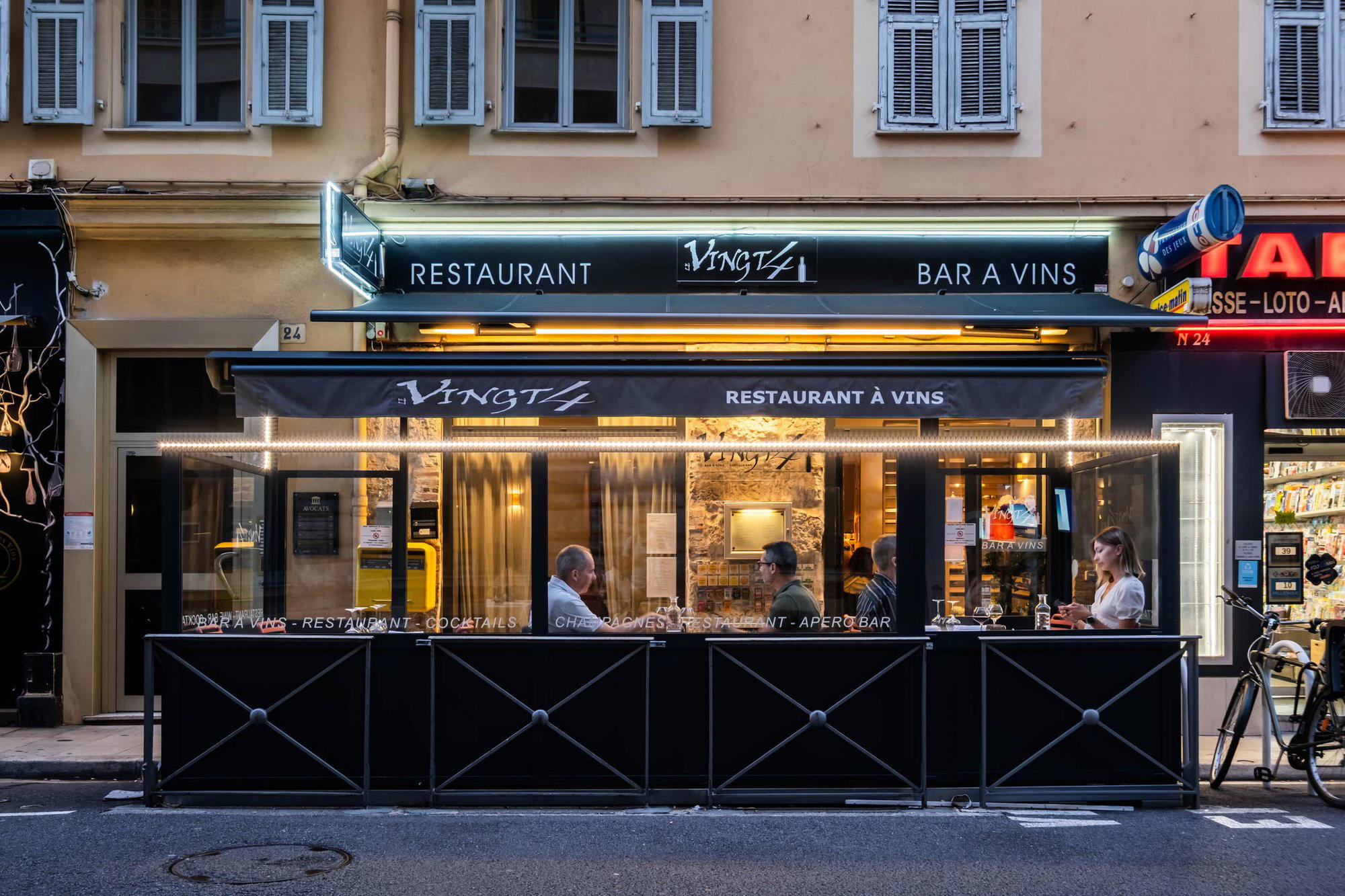 Le Vingt4 restaurant in Nice, France