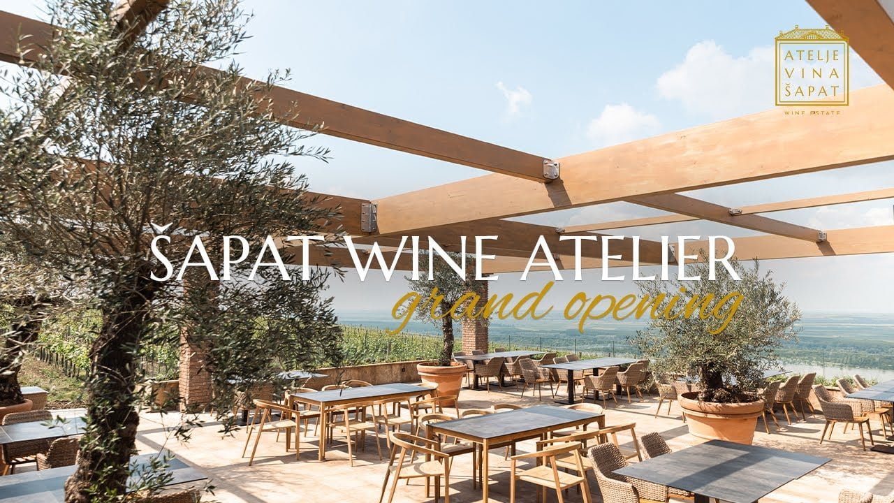 Atelje vina Šapat restaurant in Novi Slankamen, Serbia