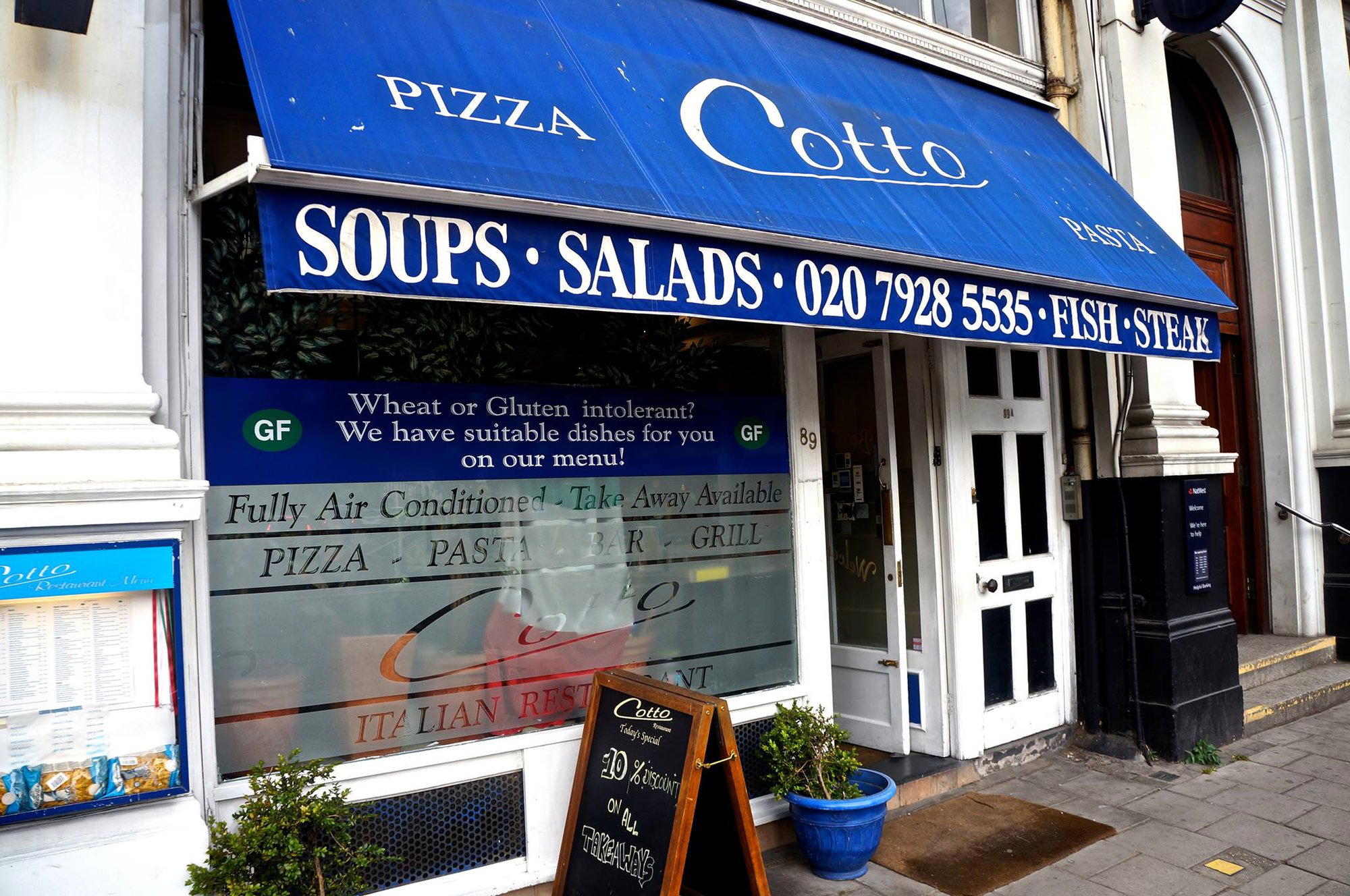 Cotto restaurant in London, United Kingdom