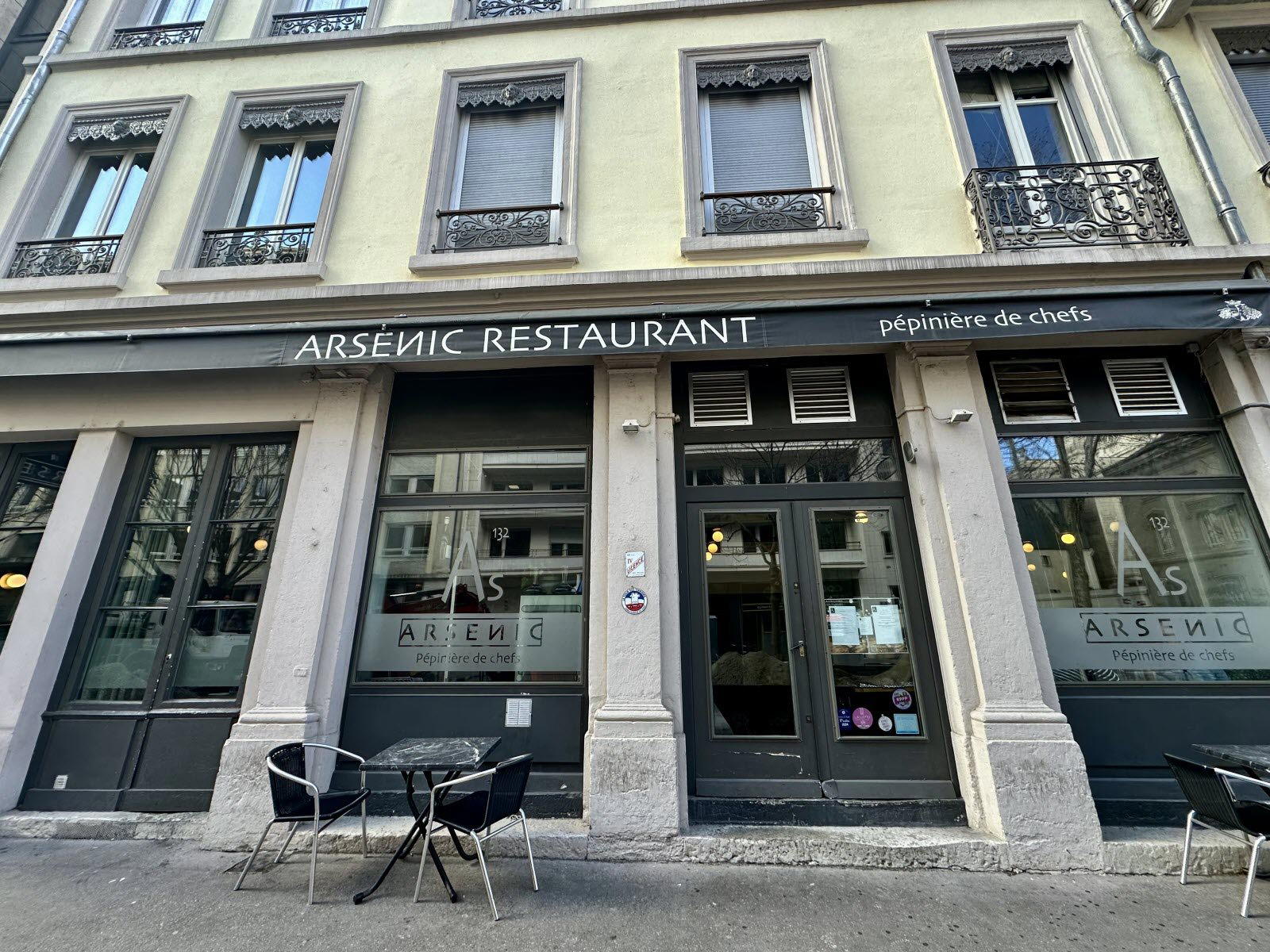 Arsenic restaurant in Lyon, France