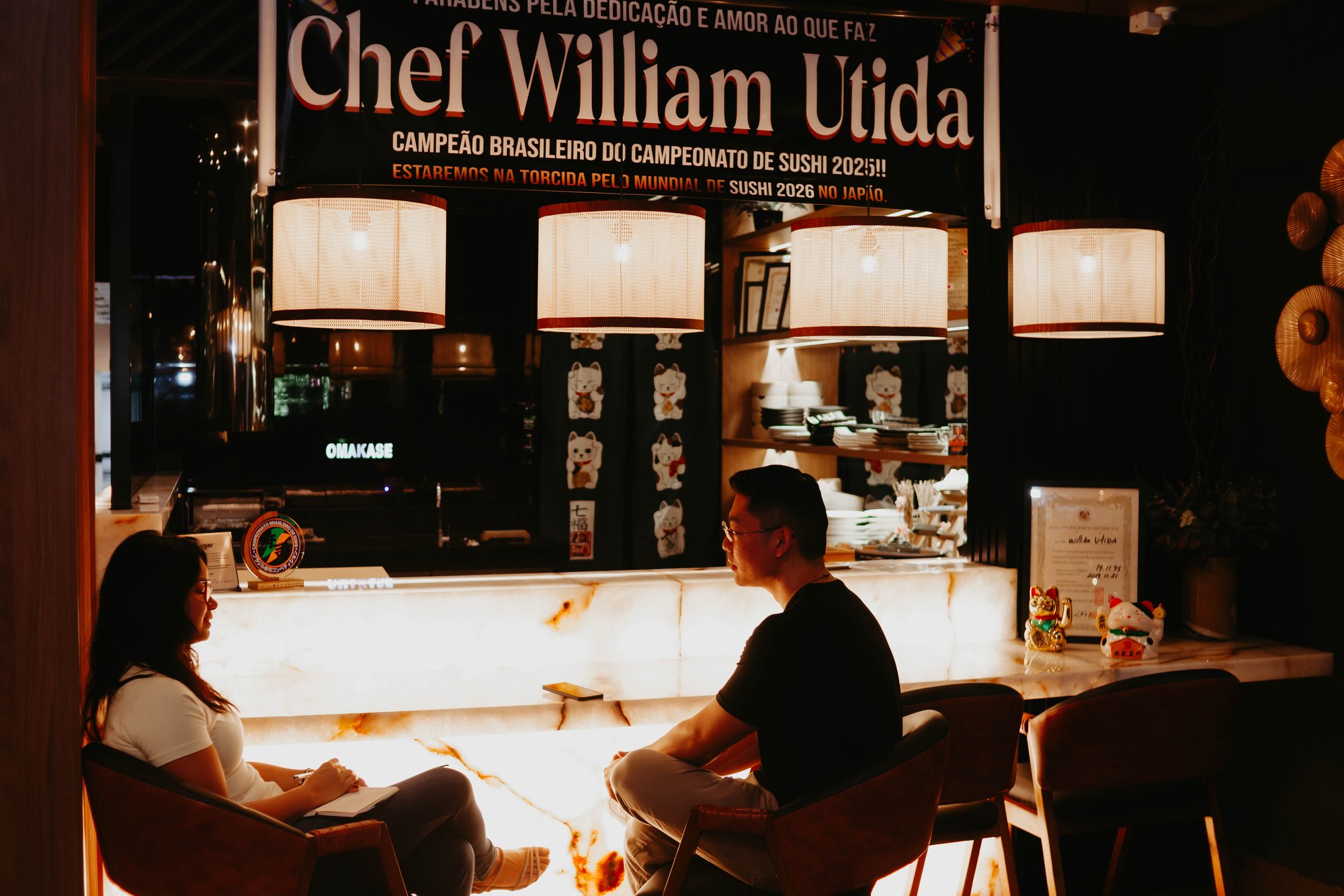 Utida Sushi restaurant in Dourados, Brazil