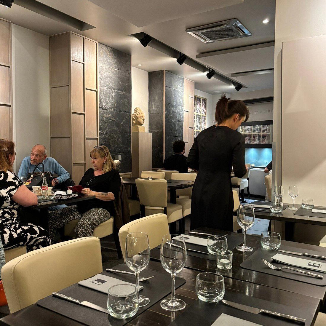The White Orchid restaurant in Ixelles, Belgium