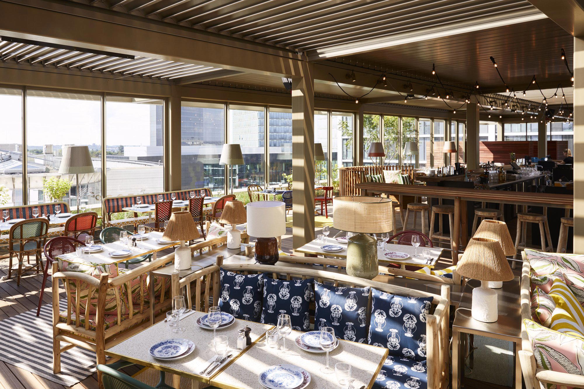 Mama Shelter-Rooftop restaurant in Luxembourg, Luxembourg