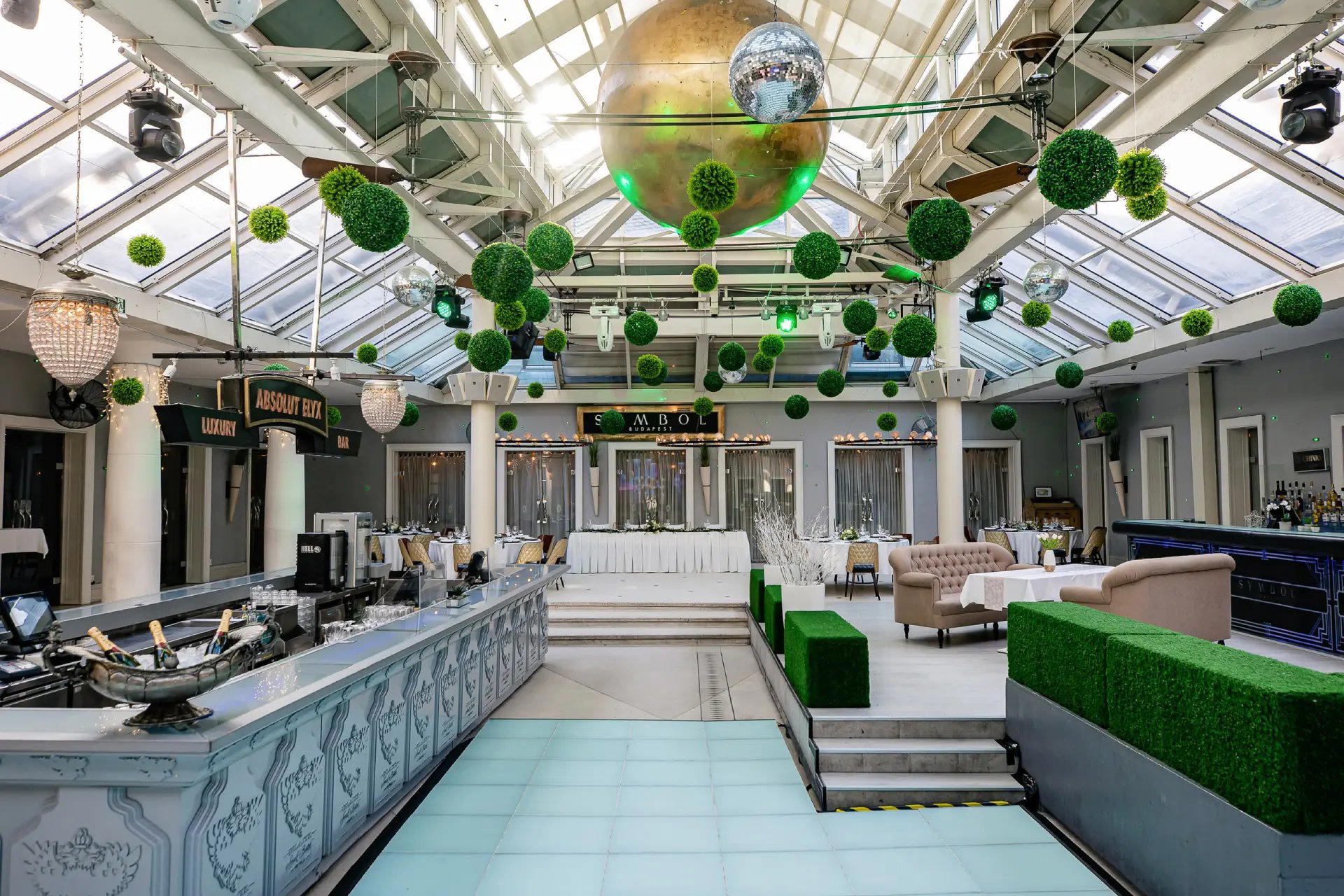 Symbol restaurant in Budapest, Hungary