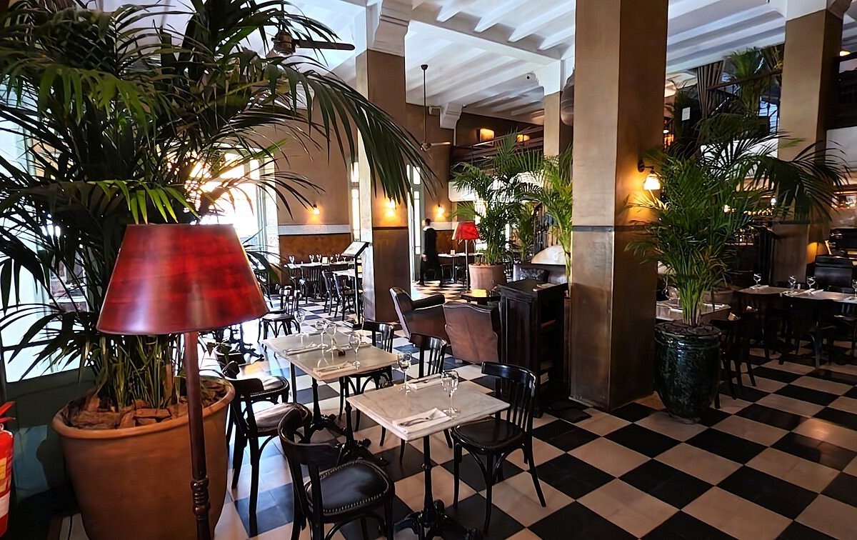 Grand Café de la Poste restaurant in Marrakech, Morocco