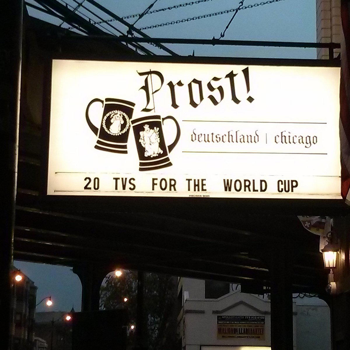 Prost restaurant in Chicago, United States