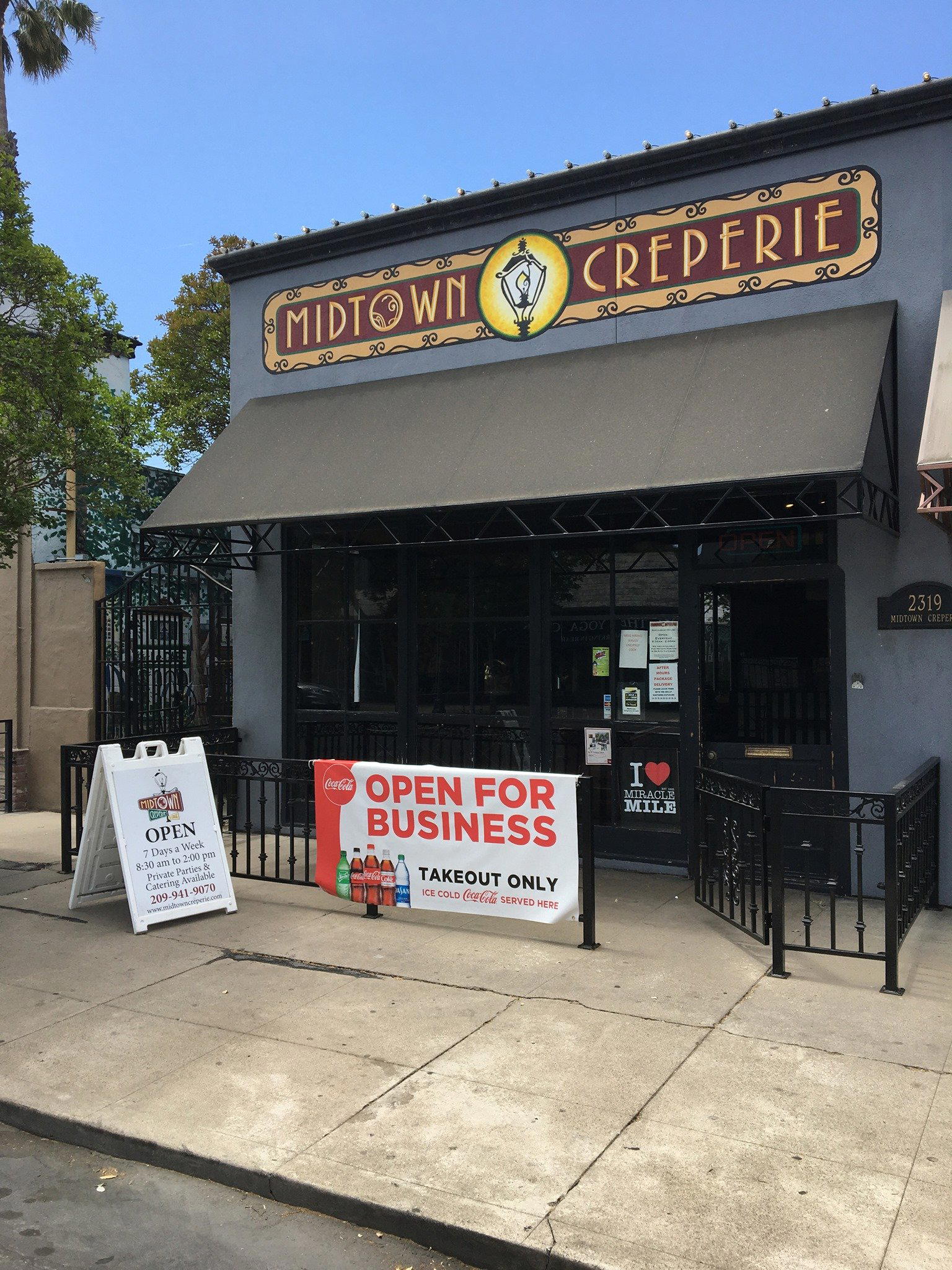 Midtown Creperie restaurant in Stockton