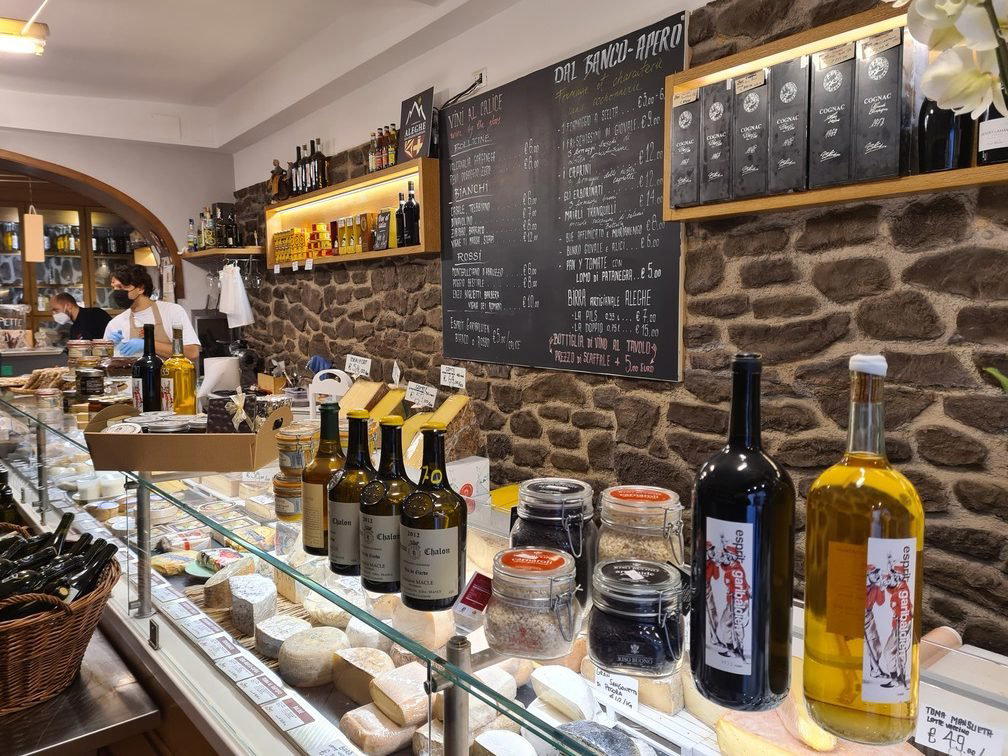 Beppe and His Cheeses restaurant in Rome, Italy