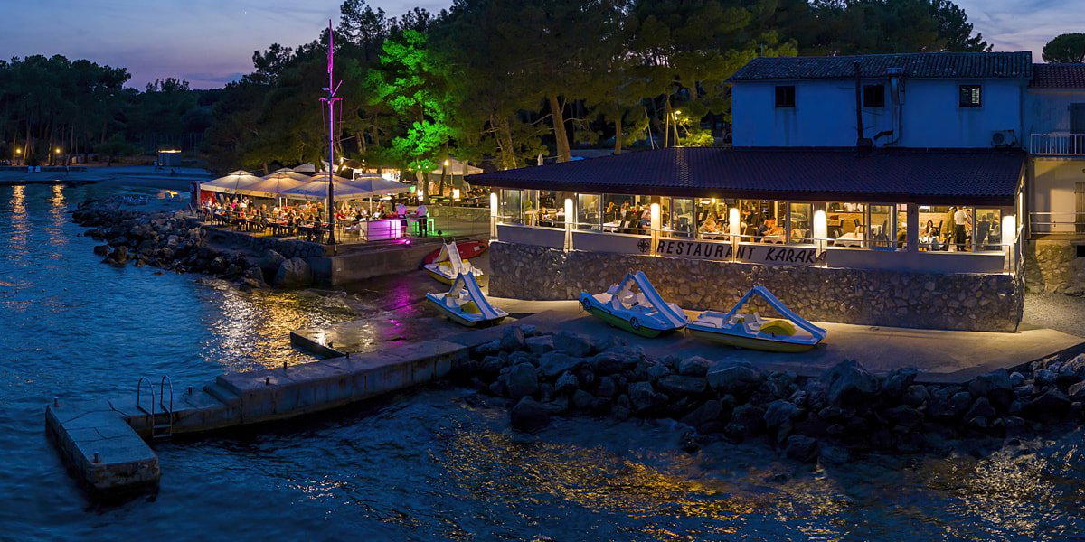 Karaka restaurant in Krk, Croatia