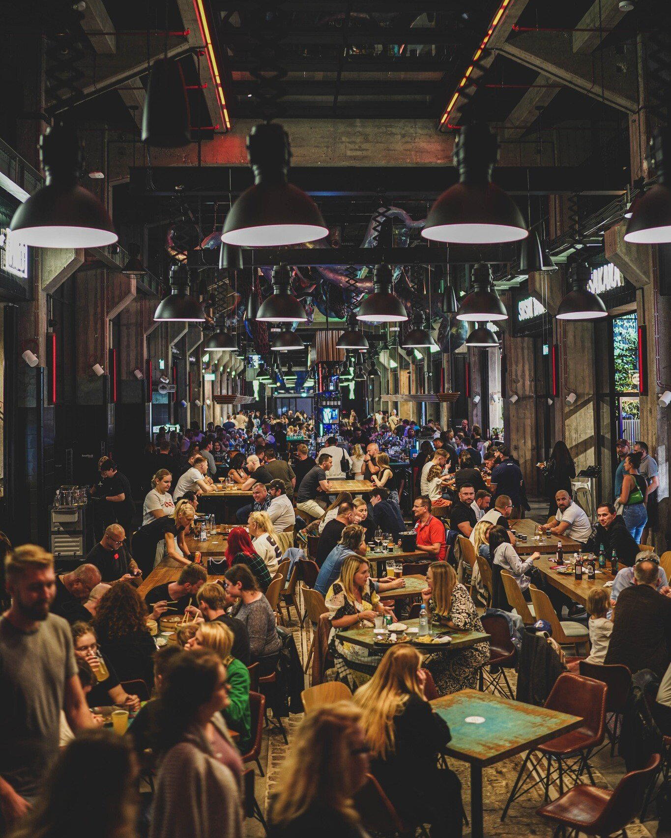 MONTOWNIA FOOD HALL restaurant in Gdańsk, Poland