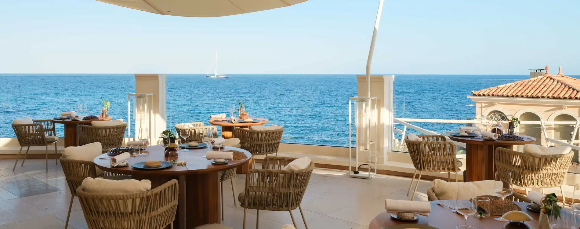 Blue Bay restaurant in Monaco, France